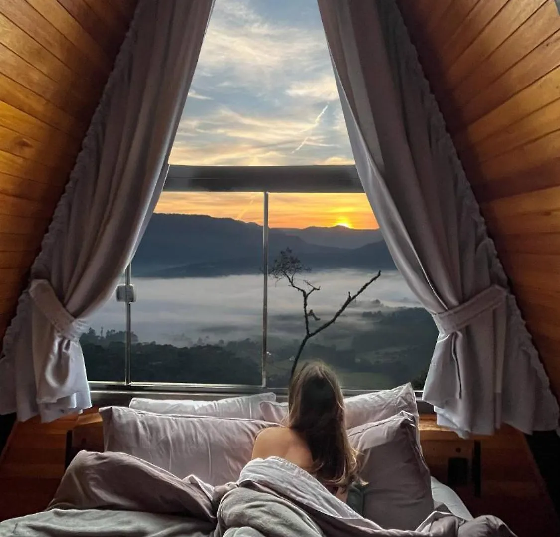 Cabana Veneto A Melhor Vista Para As Montanhas Urubici Brasile